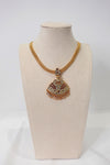 Gold Tone Ruby Swan Atiyal - 107