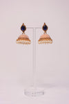 Blue Stone Jhumka - 02