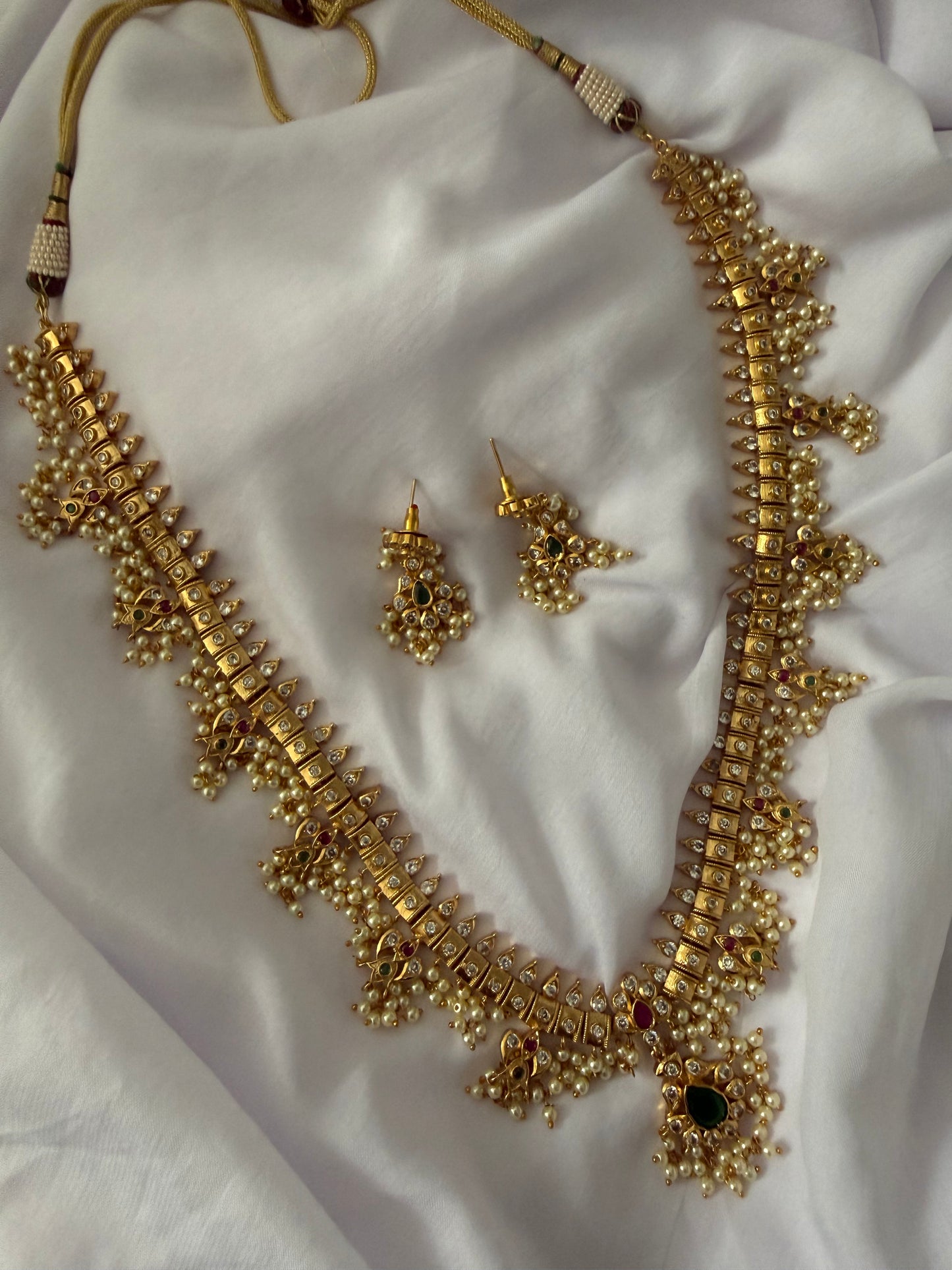 Gutta Pusalu Long Necklace - 193
