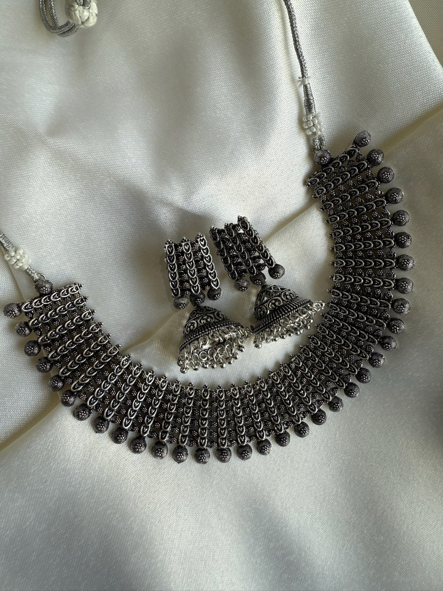 Oxidised Silver Set