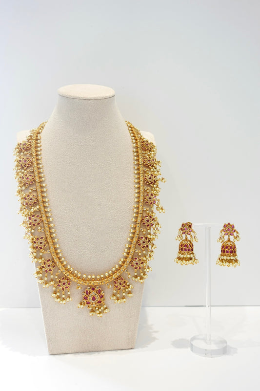 Long Lotus Pink Set - 58