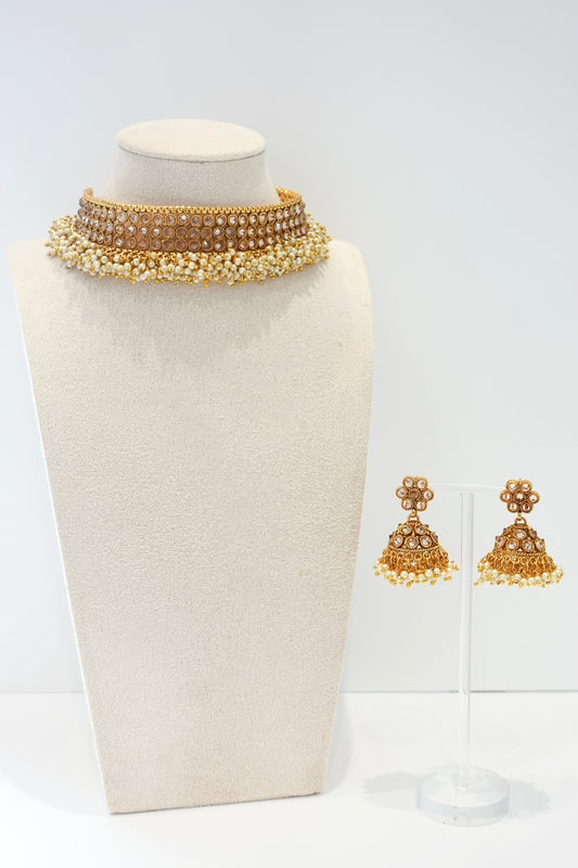 Gold Choker Set - 301