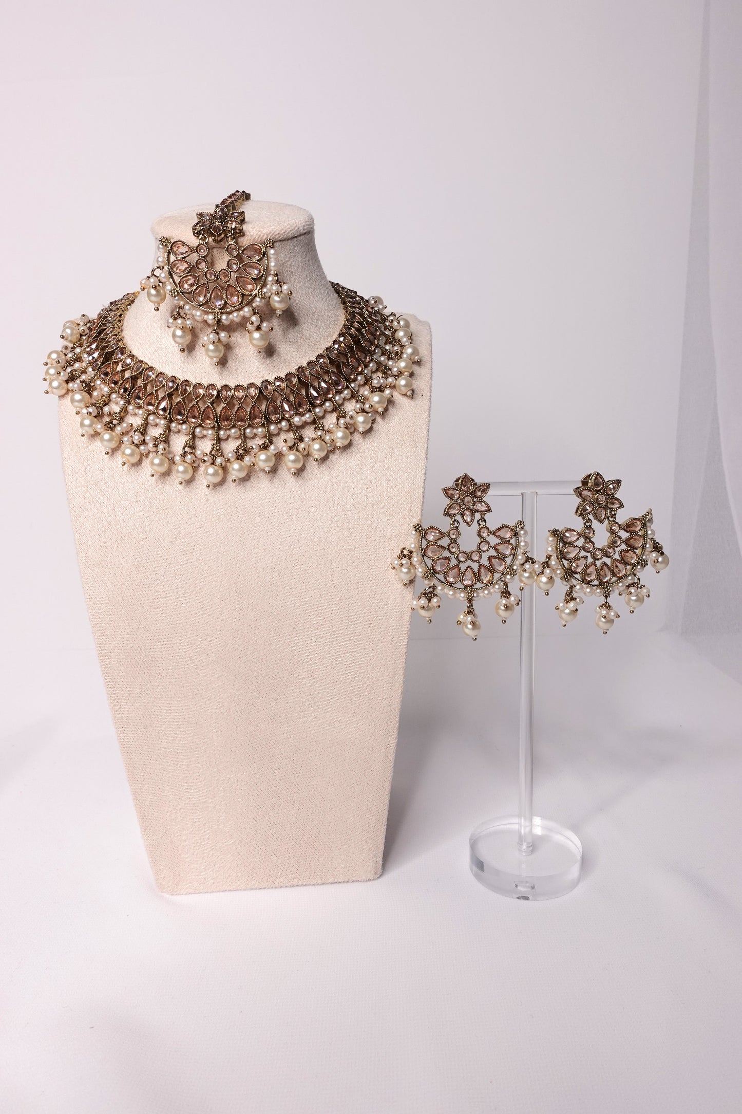 Gold Kundan Set - 251