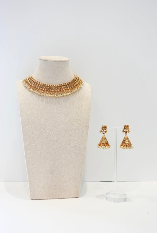 Pearl Necklace Set - 69