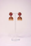 Pink Pearl Jhumka - 03