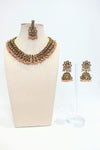 Pink Kundan Set - 231