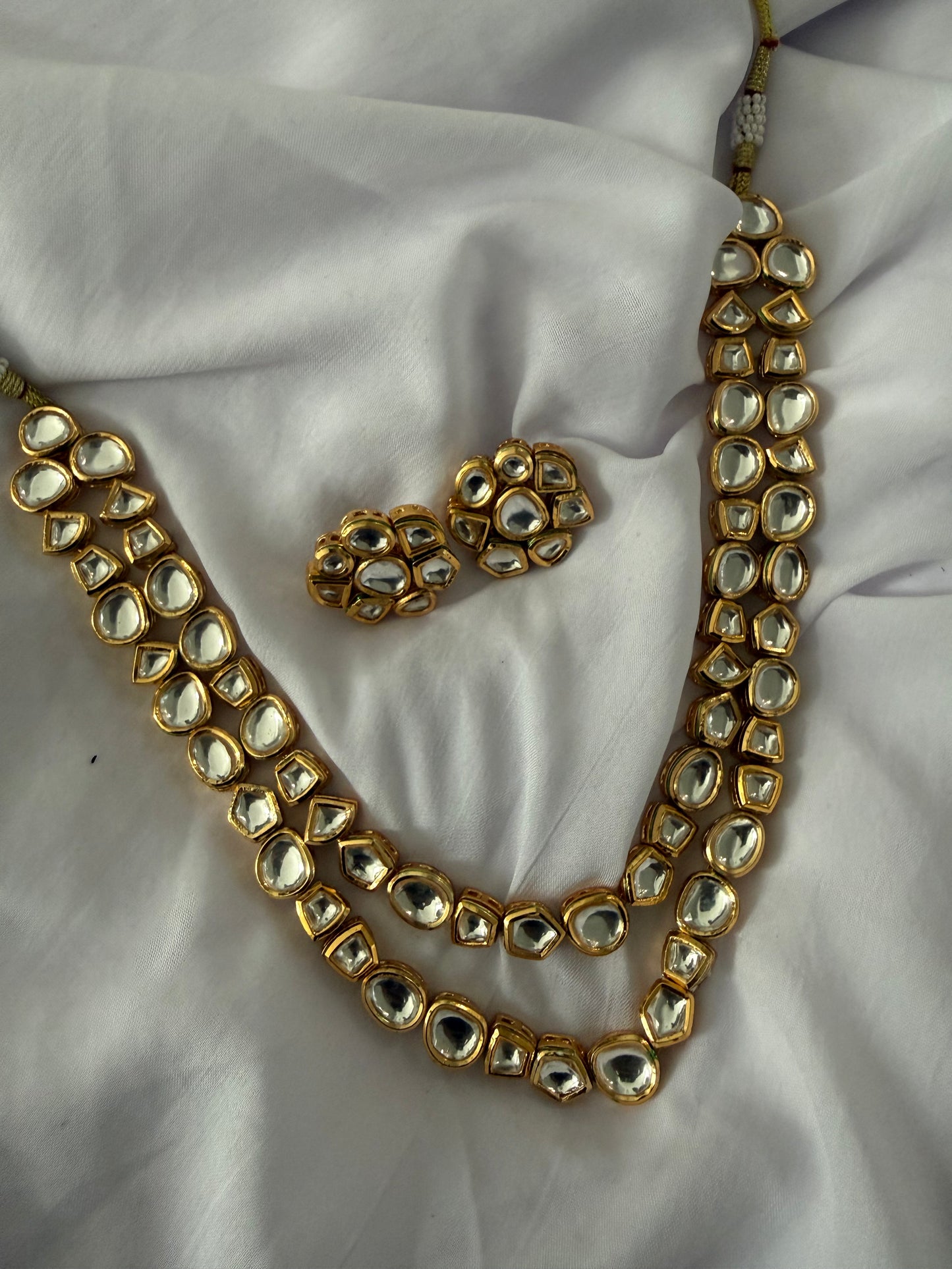 Double Layer Kundan Set - 153