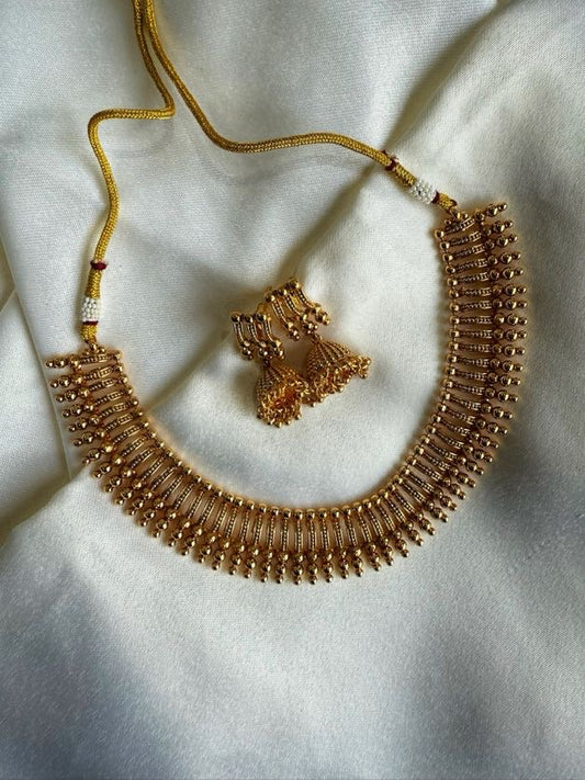 Gold Necklace Set-8