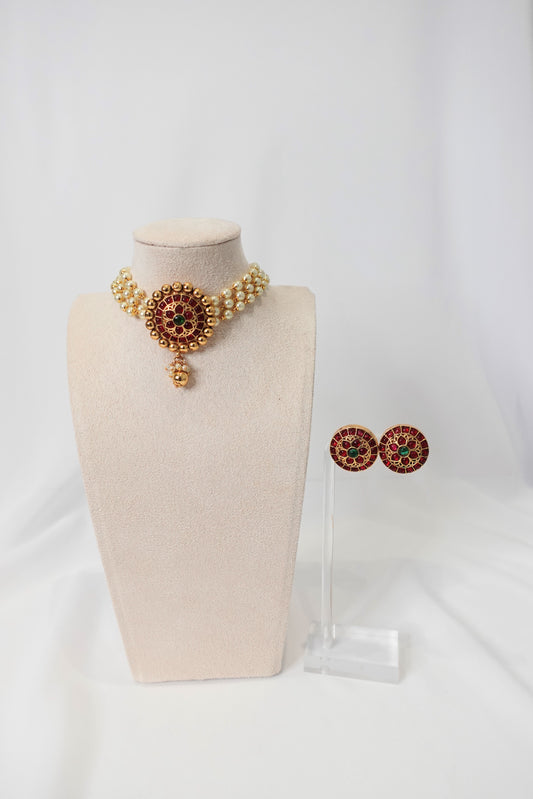 Red & Green Pearl Set - 139